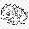 Cute Dinosaur Printable Artwork