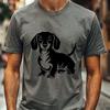 Dachshund Digital Artwork In SVG, PNG, PDF And DXF Formats