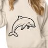 Cute Dolphin Stencil