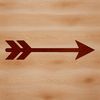 Free SVG arrow for cutting machine and web design