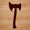 Free Vector Axe Icon A free SVG icon of a hand axe, ideal for vector art projects.
