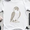 Falcon Silhouette Illustration SVG File A high-quality vector illustration of a falcon in flight.