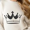 Beautiful 2D Crown Illustration A 2D crown illustration created as an editable vector graphic.