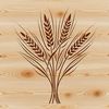 Fresh Wheat Vector Illustration Illustrative wheat illustration created as a vector graphic for commercial and personal use.
