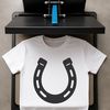 SVG horse shoe for Cricut and laser engraving