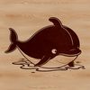 Free Whale Graphic Design Large marine mammal graphic designed for digital use.