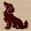 Dachshund Breed Vector Image A sitting dachshund dog in vector format.