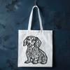 Beautiful Sitting Dachshund SVG