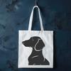 Cute Floppy Eared Dachshund Face Illustration A vector illustration of a small dachshund's head with floppy ears.