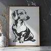 Artistic Dog SVG - Free Commercial Use Download