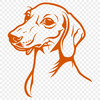 Free Creative Dachshund Vector Craft File