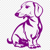 Sitting Dog DXF - Printable Artwork For Commercial Use