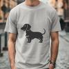 Standing Dachshund PNG - Illustration For Commercial Use