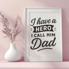 Dad Quotes & Sayings Vector Graphic Father's Day quote graphic featuring inspirational words about dads.
