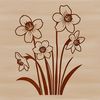 Daffodil Clip Art Free A green stem with a trumpet-shaped yellow flower, commonly associated with springtime.