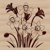 Daffodil Illustration in Color A detailed illustration of a daffodil flower in bloom.