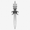 Beautiful Dagger Clip Art - Free SVG