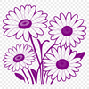 Simple Vector Daisy Illustration A simple illustration of a daisy flower, suitable for vector graphics and digital design.