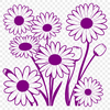 Daisy Vector Graphics Free Download An isolated graphic representation of a single daisy bloom, created as a scalable vector graphic.
