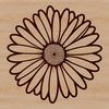 Free Vector Daisies for Design Use A detailed illustration of a daisy flower in vector format, suitable for various design applications.
