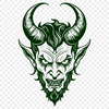 Menacing Devil Design A digital illustration of the devil in a menacing pose.