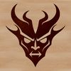 Modern Devil Design SVG A detailed illustration of the devil in a bold, modern design style, suitable for digital and craft projects.