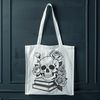 Whimsical Gothic Artwork A stylized illustration of a Gothic-style skull surrounded by intricate details.