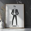 Free Male Figure SVG Icon Silhouette of a male figure, created in vector format.