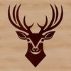An illustration of a deer's head, suitable for vector art designs.