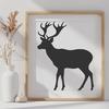 Artistic Deer In DXF For Free Download