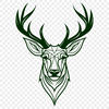 Free Unique Deer Drawing DXF - Commercial Use