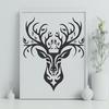 Ornate Deer In DXF Format