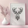 Ornate Deer In SVG - Free Digital Download