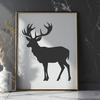 Artistic Deer In SVG For Free Download