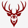 Creative Deer Vector Drawing In SVG For Free Download