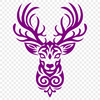 Free Creative Deer - Free DXF Download, Commercial Use