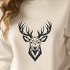 Unique Deer Drawing - Free DXF