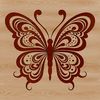 A colorful butterfly with intricate details and patterns, suitable for vector design and graphics.