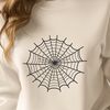 SVG Spider Web Graphic Art A detailed design of a spider's intricate web, created as a scalable vector graphic.