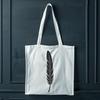 Vector Bird Feather Graphic Art A detailed illustration of a single bird's feather, created in vector format.