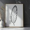 Beautiful Feather Design SVG Graphics An SVG graphic of a free-form feather design suitable for various applications and editing software.