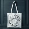 Simple Vector Daffodil Alternative - Daisy SVG Free Download A digital illustration of a single daisy flower with white petals and yellow center, created as a vector graphic.