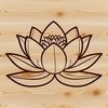 Lotus Flower Symbolism Illustration A highly detailed illustration of the lotus flower, symbolizing spiritual growth and enlightenment in various cultures.