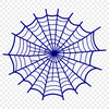 Vector Spider Illustration A detailed illustration of a spider web in vector format, suitable for digital designs.