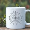 Scalable Clipart Image A detailed, scalable illustration of a spider web with intricate patterns.
