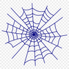 An intricate SVG design featuring the pattern of a spider's web.