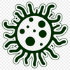 Free Vector Graphic Bacterium Microscopic representation of a single bacterium, illustrated as an SVG vector graphic.