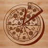 A digital illustration of a pizza with various toppings, suitable for vector art and graphic design projects.