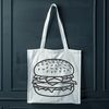 Delicious Cheeseburger Vector Graphics Vector design of a juicy cheeseburger on a plate.