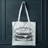Round Bun Burger Design Vector Art A digital illustration of a classic cheeseburger with a rounded bun and various toppings.